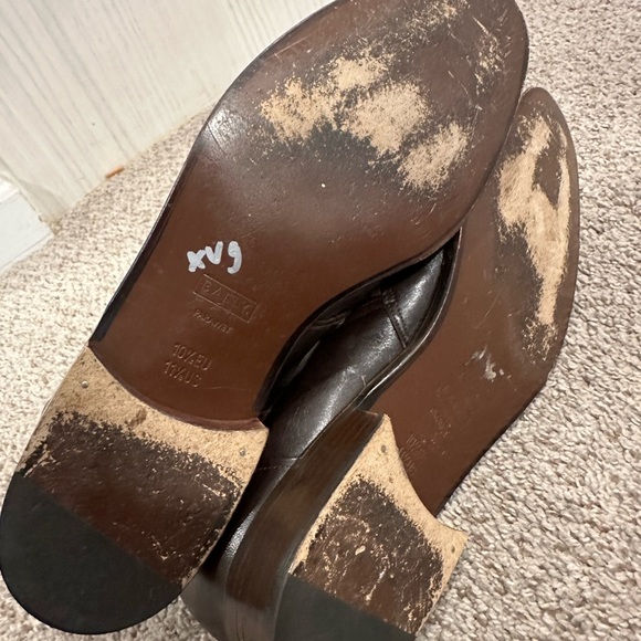 Bally Switzerland Parawet Leather Boots Mens US 11.5 - Picture 6 of 9